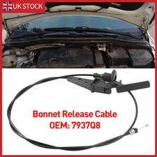 For Peugeot Partner Citroen Berlingo 2008-19 Bonnet Release Cable w/ Pull Handle