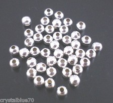 Smooth Silver Plated Round