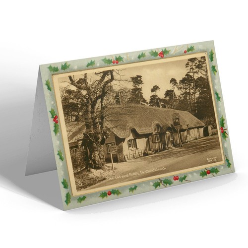 Xmas notelet vintage - -,