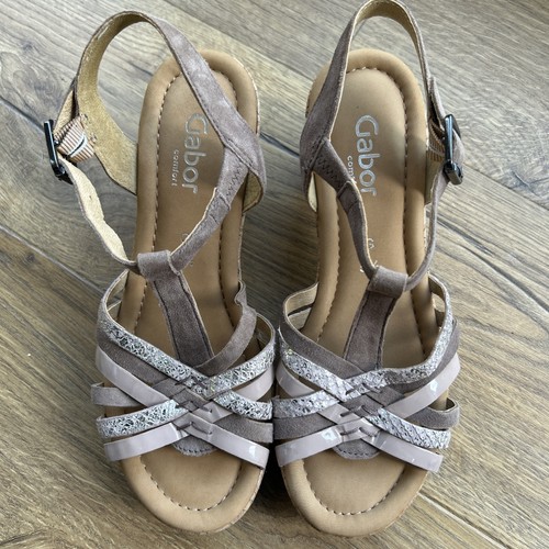 Gabor comfort leather strappy - gabor,