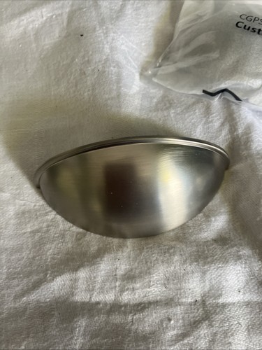 Brushed nickel chunky cup - brushed,