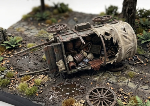 Overturned wagon tabletop - overturned, wagon,