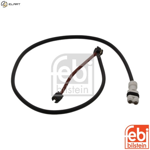 Warning contact brake pad wear - contact,
