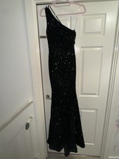 Faeriesty Green Sequin Dress