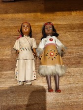Vintage Doll Figurines Native