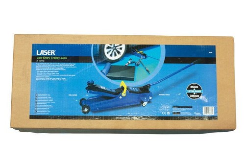 Laser low entry trolley jack - low,