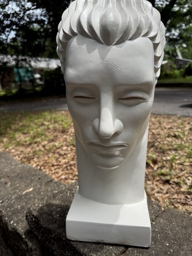 Vintage art deco plaster bust - vintage,