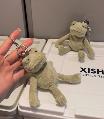Jellycat fergus frog bag charm - jellycat,