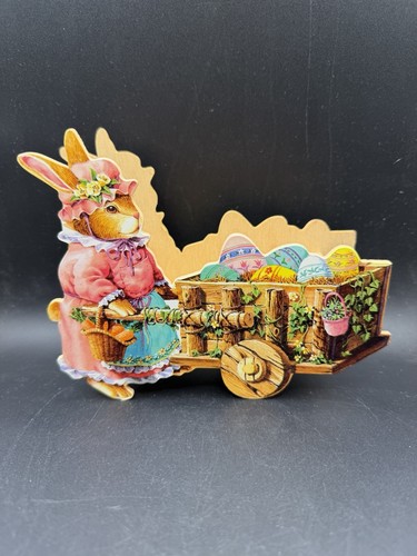 Wooden easter bunny - wooden, rabbit