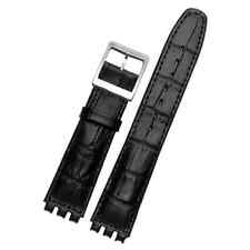 Leather Watch Strap For Swatch