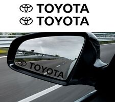 Toyota  Mirror Vinyl Decal Pack - 2 Pcs, Multiple Colors Available