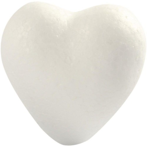 White polystyrene love - white,
