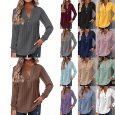 Ladies Jumper Top V Neck