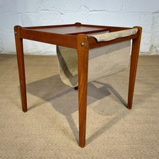 Danish teak side table - side,