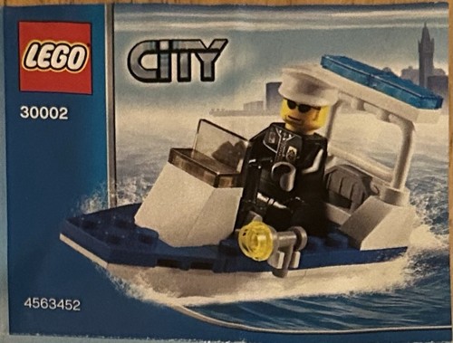 Lego city police boat - lego, set