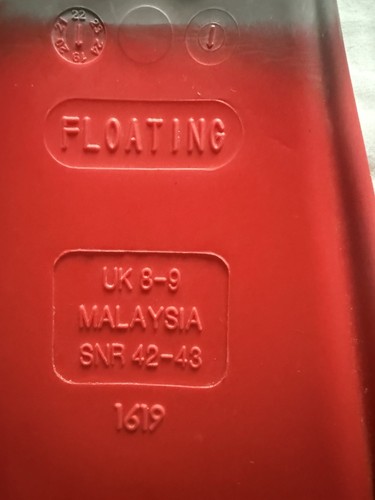 Short swim fins size 9 - short,