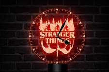 Stranger Things LED neon Clock
