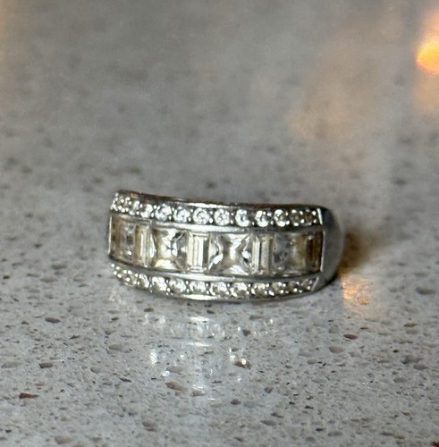 Sterling silver eternity ring - sterling,