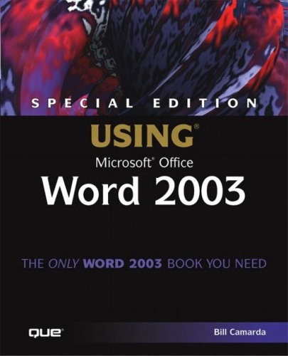 Using microsoft word 2003 - using,