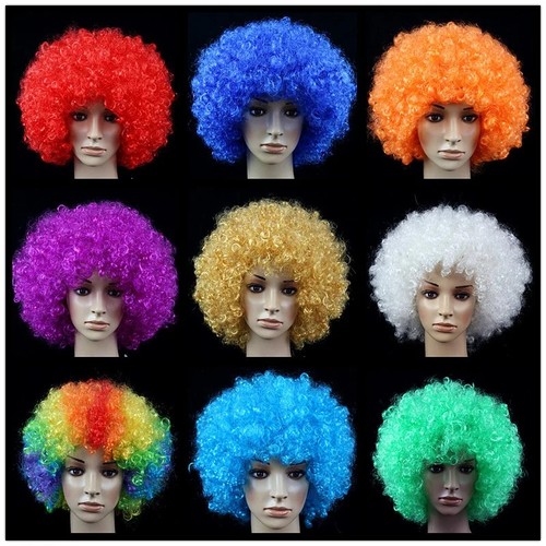 Curly afro fancy - dress, wigs