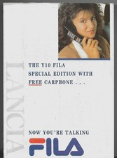 Lancia Y10 Fila Special Offer 1989 UK Market Foldout Sales Brochure