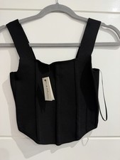 Primark corset style black top