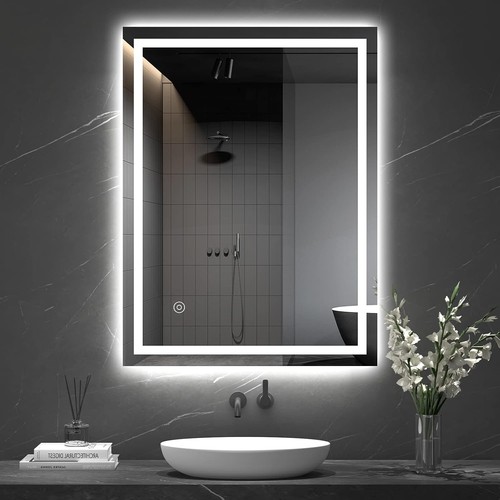 Led bathroom mirror with - mirror,