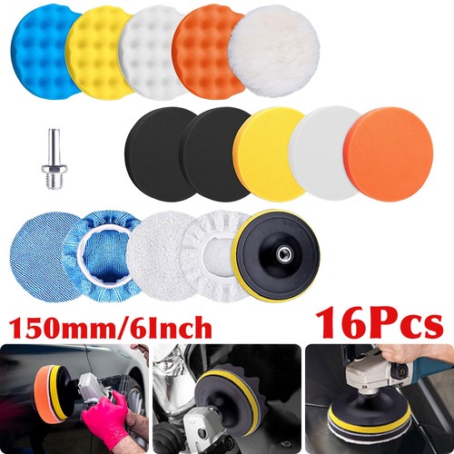 16pcs 150mm car buffer - 16pcs, 6"