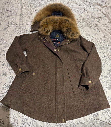 Joules carolyn tweed cape coat - carolyn,