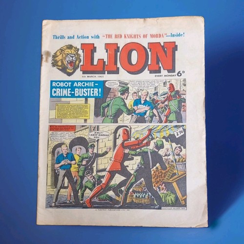 Lion fleetway comic book - lion,