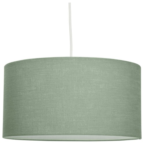 Green linen lampshade - linen,