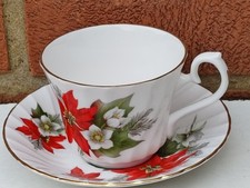 Christmas Cup and Saucer Royal