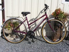 FANTASTIC LADIES RALEIGH PIONEER BIKE FRAME 19" WHEELS 28" SERVICED COST £320