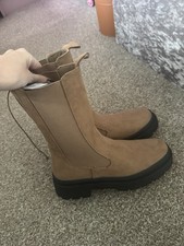 Primark size 5 brand new faux suede brown boots