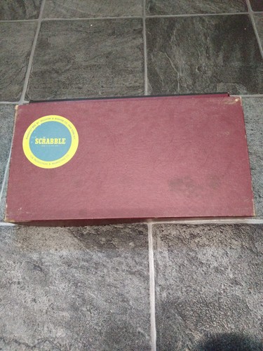 Vintage 1950s scrabble board - 1950s,