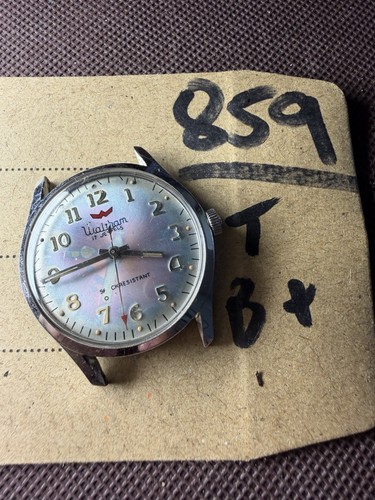 Vintage waltham 17j - waltham, wind