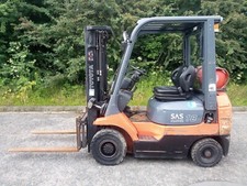 2007 Toyota 7FGF18  fork lift forklift truck stacker delivery container spec