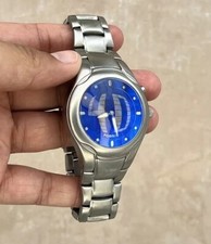 Rare y2k 00s FOSSIL Big Tic JR-8096 Blue Quartz Animated Watch, Box, New Battery