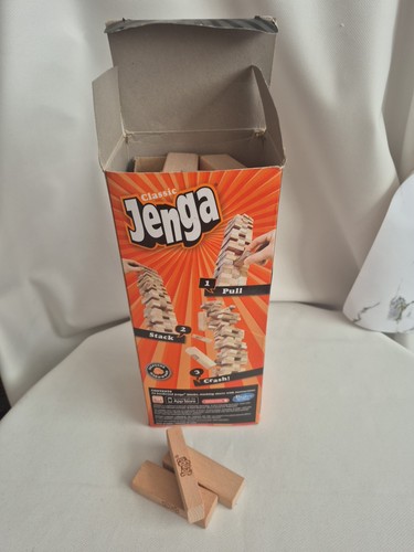 Hasbro jenga classic genuine - jenga,
