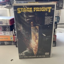 Stage Fright (1987) VHS Rare