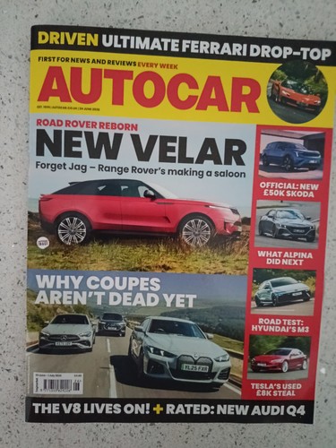 Autocar magazine 24th june - autocar,