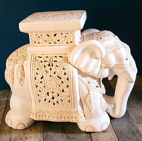 Vintage oriental elephant - vintage,