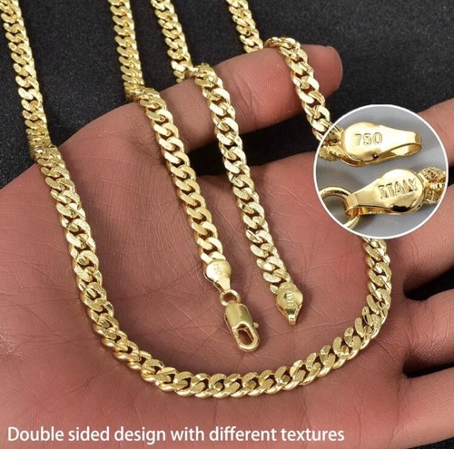 14k gold cuban link chain - cuban,