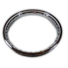 BSA B31 B33 A7 A10 Front or Rear Chrome Wheel Rim WM2 19" Full Width Alloy Hub