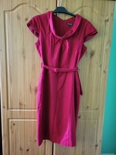 Ladies Warehouse Red Winter Dress Size 12