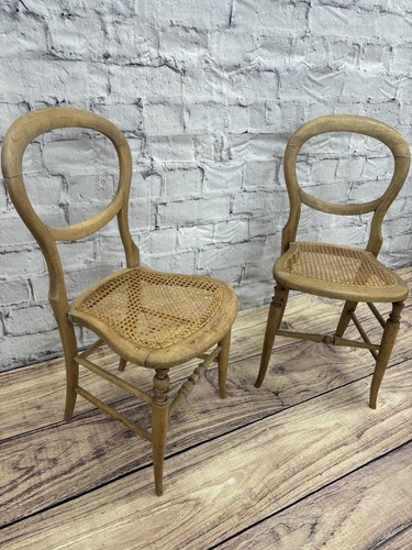 Pair victorian beech - of,