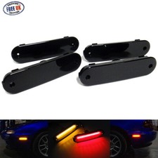 4x Black LED Side Marker