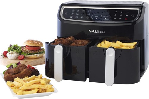 Salter ek4548 dual air fryer - salter,