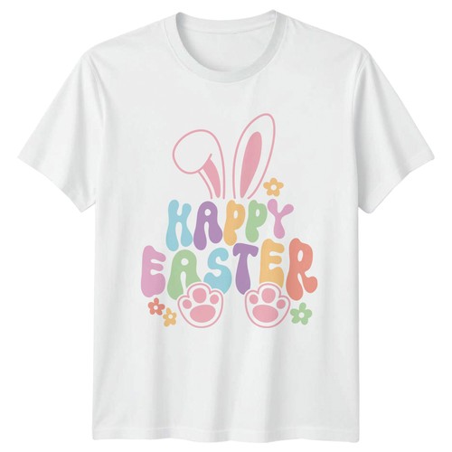 Happy easter shirt - easter, groovy