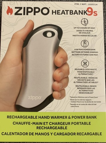 Zippo heatbank rechargeable - zippo, 9s